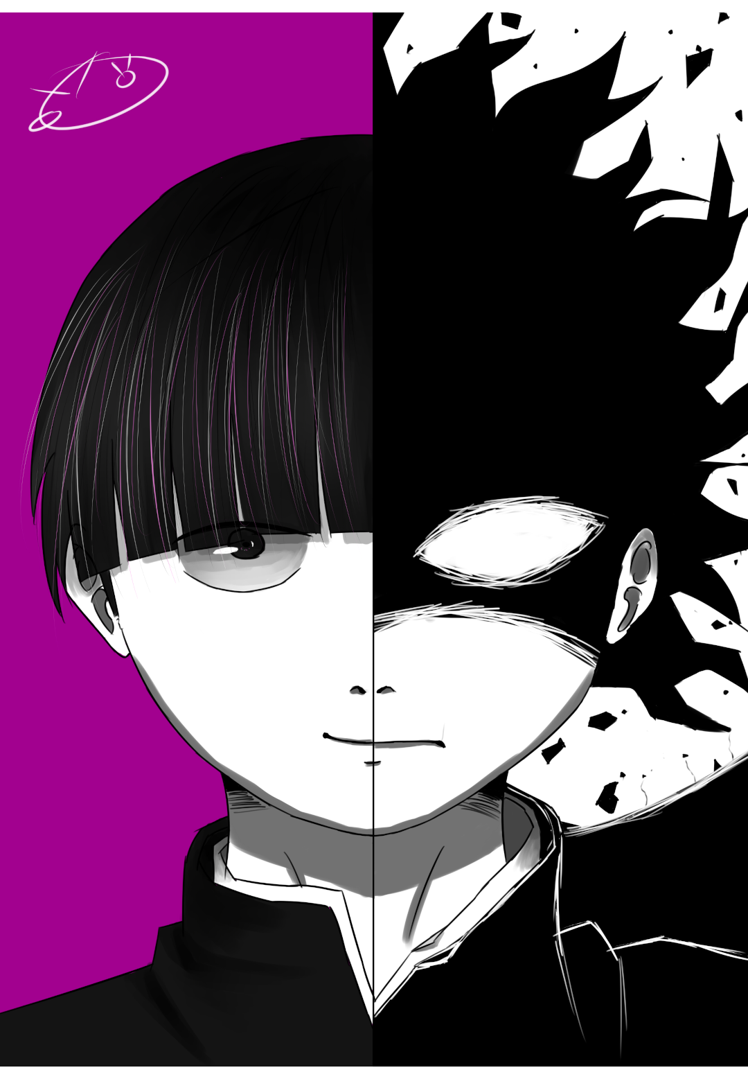 mob psycho fan art